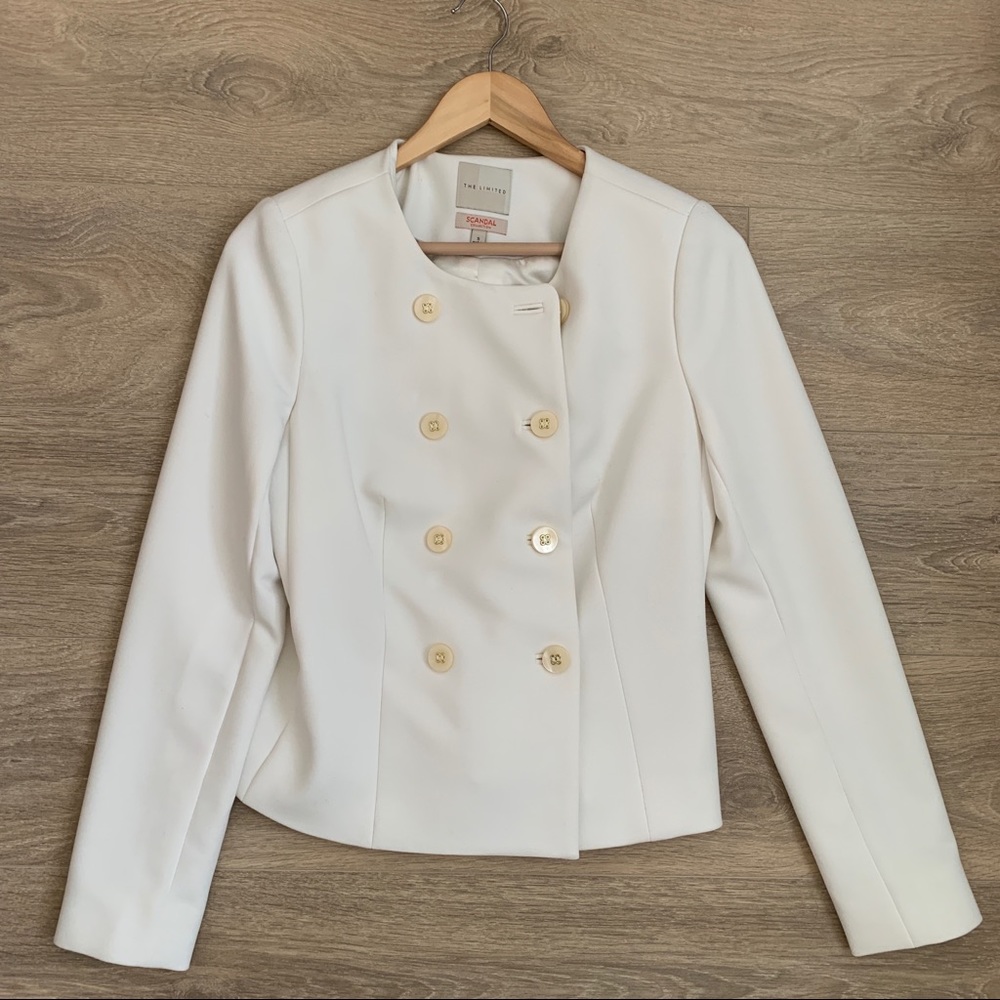 Scandal Collection Off-White Jacket by The Limited